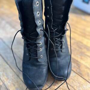 Women's Timberland GLANCY 6" BOOTS, TB08432A 001 Size 9.5 Black Nubuck